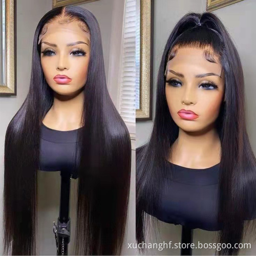 Wholesale Transparent HD Full Lace Human Hair Wig.Brazilian Hair Full HD Lace Wig,Super Thin HD Full Lace Wigs with baby hair